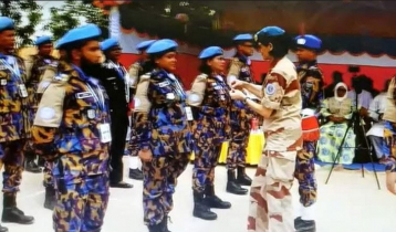 140 Bangladeshi police get UN Peacekeeping award
