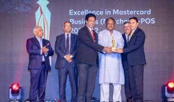 Singer Bangladesh wins award of Excellence in Mastercard Business