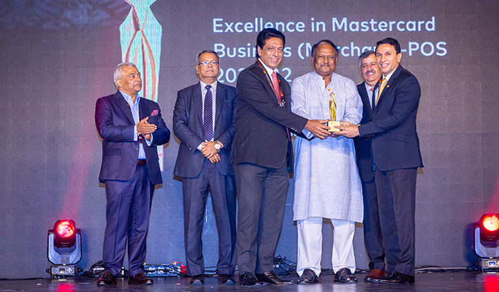 Singer Bangladesh wins Mastercard Excellence Award 2022