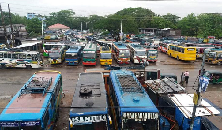 Indefinite transport strike in Sylhet, commuters facing sufferings