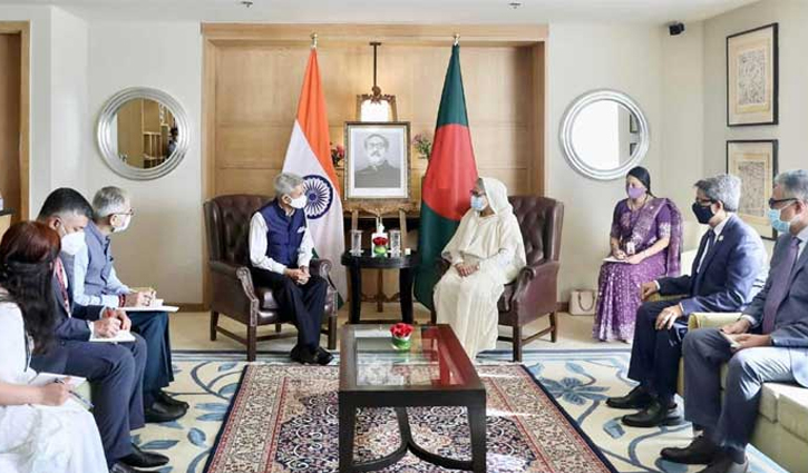 Jaishankar calls on PM Sheikh Hasina