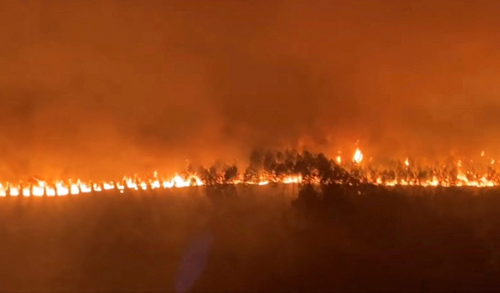 Wildfires rage in France