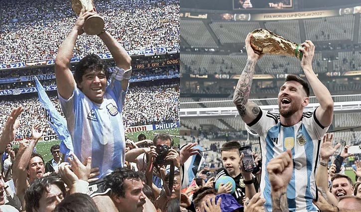 FIFA World Cup: Messi and Maradona kiss the sky as eternal final