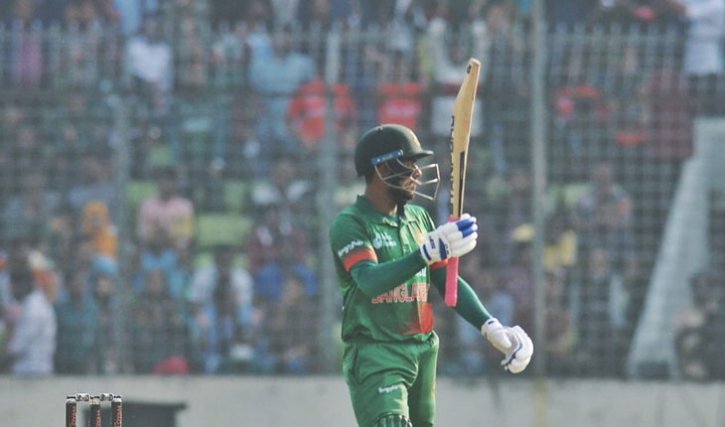 Miraz’s maiden ton helps Bangladesh to set 272 target for India