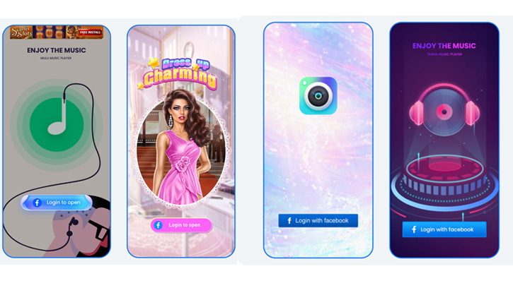 ফেসবুক পাসওয়ার্ড চুরি করছে চার শতাধিক অ্যাপ