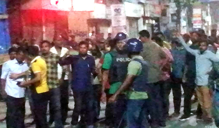 রংপুরে জিএম কাদের ও রাঙ্গাপন্থীদের ধাওয়া পাল্টা ধাওয়া