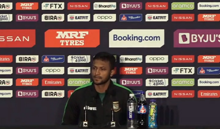 ভারতকে হারিয়ে অঘটন ঘটানোর চেষ্টা করবো: সাকিব