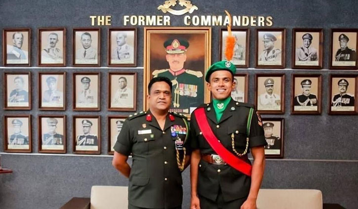 সেনাবাহিনীতে পদোন্নতি পেলেন ঠিকশানা সেনাবাহিনীতে পদোন্নতি পেলেন ঠিকশানা