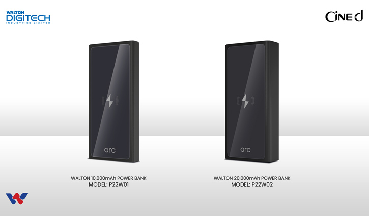 ফাস্ট চার্জিং ওয়্যারলেস পাওয়ার ব্যাংক আনলো ওয়ালটন