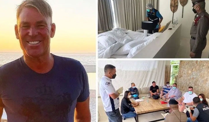 ওয়ার্নের রুমের মেঝে ও তোয়ালেতে রক্তের দাগ!