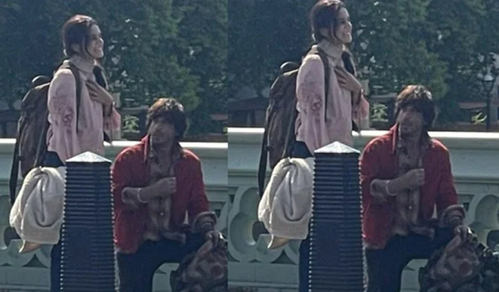 ‘ডানকি’ সিনেমায় শাহরুখ-তাপসীর লুক ফাঁস