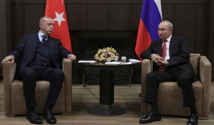 Erdogan holds talks with Putin in Sochi