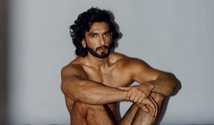 Ranveer goes fully naked for magazine cover