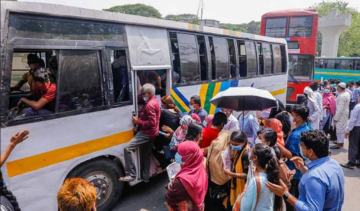 Huge sufferings due to lack of public transports