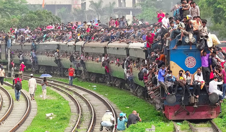 66 lakh people left Dhaka for Eid-ul-Azha