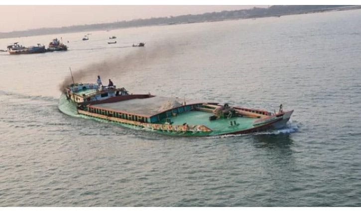 Cement-laden trawler capsizes in Barishal