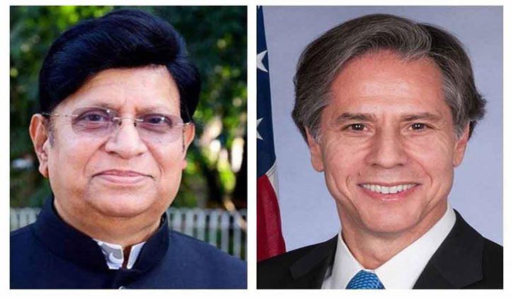 পররাষ্ট্রমন্ত্রী মোমেনকে মার্কিন পররাষ্ট্রমন্ত্রী ব্লিনকেনের চিঠি