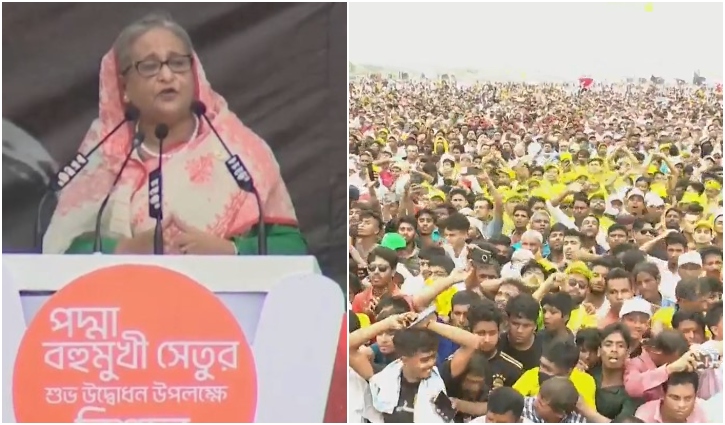 খালেদা জিয়া আসুন, দেখে যান পদ্মা সেতু হয়েছে: প্রধানমন্ত্রী