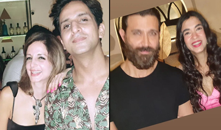 বর্তমান প্রেমিক-প্রেমিকা নিয়ে একই পার্টিতে সুজান-হৃতিক