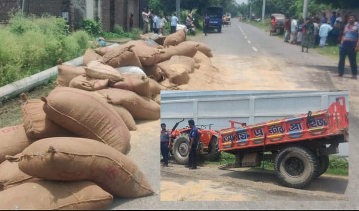 মজুরির ধান নিয়ে বাড়ি ফেরা হলো না শ্রমিক শাহাজানের মজুরির ধান নিয়ে বাড়ি ফেরা হলো না শ্রমিক শাহাজানের