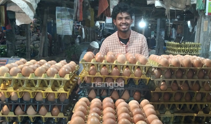 ডিমের দাম বাড়লো হালিতে ৮ টাকা