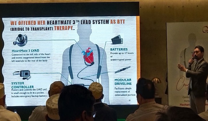 Tasnuva expresses how she is feeling after implanting mechanical heart