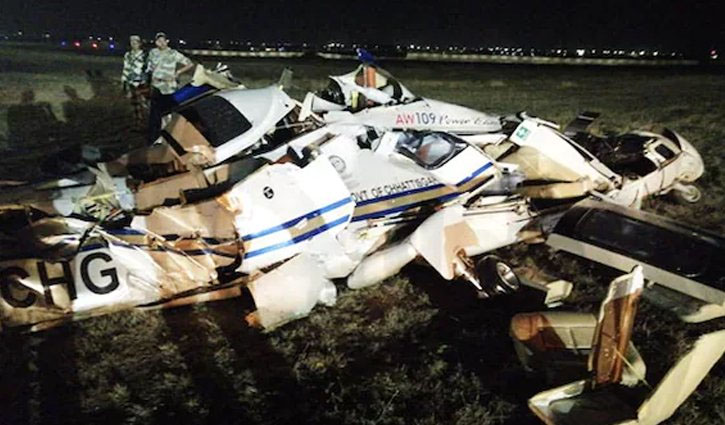 Training helicopter crashes India, two pilots killed