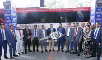 Exim Bank provides bus to Bangladesh Biman for Hajj pilgrims