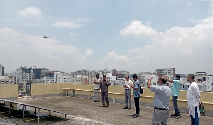 DNCC uses drone to find mosquito breeding habitats