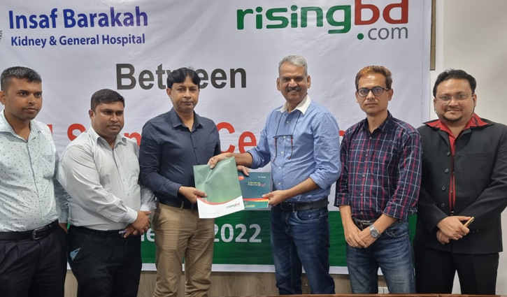 Risingbd signs healthcare agreement with Insaf Barakah Hospital