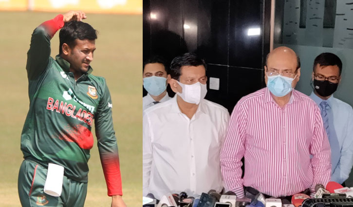 ৩০ এপ্রিল পর্যন্ত সাকিবকে বিশ্রাম দিয়েছে বিসিবি