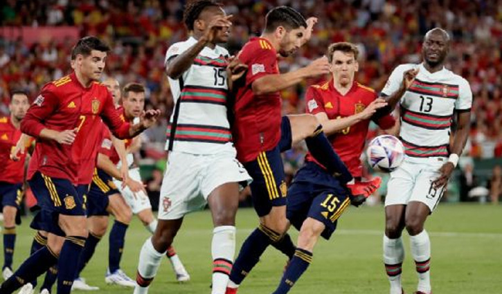 স্পেনকে জিততে দিলো না পর্তুগাল