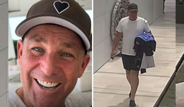 মৃত্যুর ঘণ্টাখানেক আগে সিসিটিভি ফুটেজে ওয়ার্নকে যেভাবে দেখা গেছে