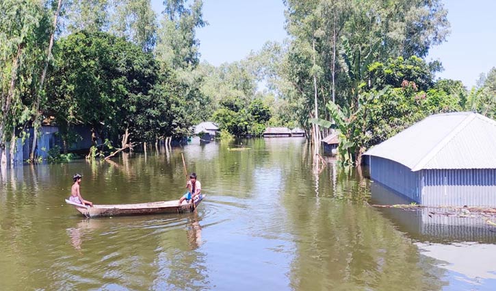 সিরাজগঞ্জে ২ হাজার পরিবার পানিবন্দি
