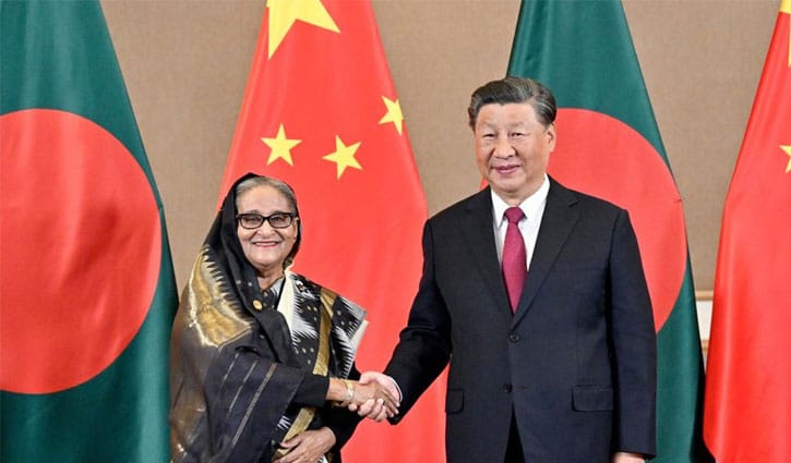 শেখ হাসিনার সঙ্গে বৈঠকে যে বার্তা দিলেন জিনপিং