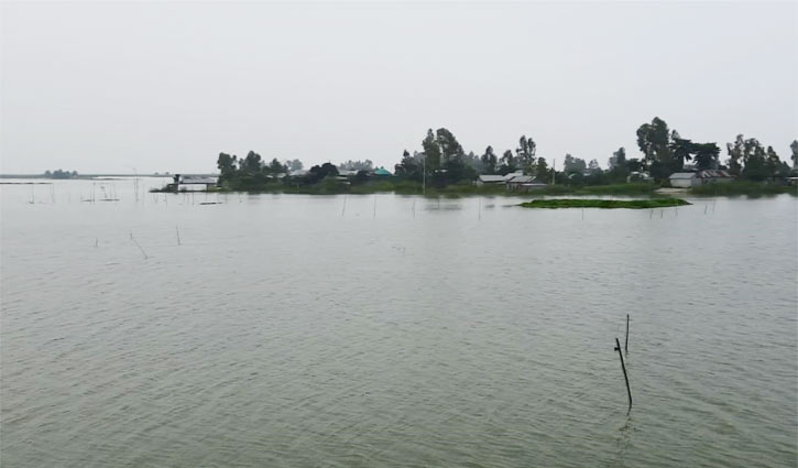 বগুড়ায় যমুনার পানি বিপৎসীমার ৮ সে.মি. উপরে