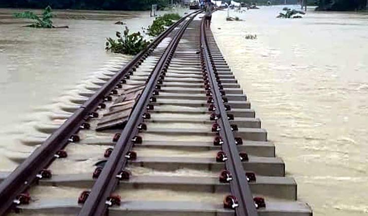 Floods damage newly built Cox`s Bazar railway