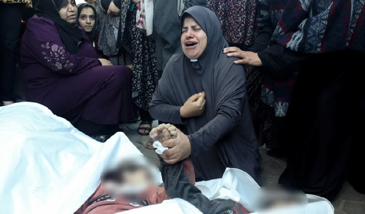 Palestinian death toll in Gaza nears 22000