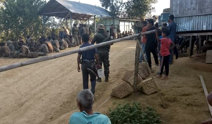 বিদ্রোহীদের হামলায় ভারতে পালালো মিয়ানমারের ১৫১ সেনা