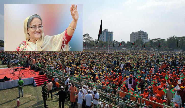 ‘অগ্রযাত্রা অব্যাহত রাখতে নৌকায় ভোট দিন’ 