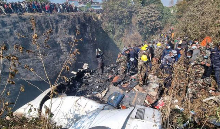 নেপালে বিমান দুর্ঘটনায় নিহতের সংখ্যা বেড়ে ৬৭