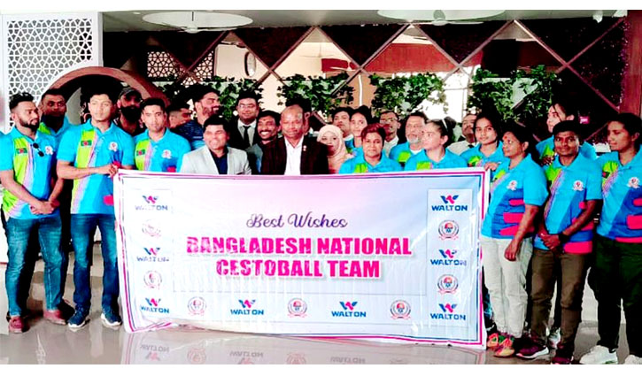 ওয়ালটনের পৃষ্ঠপোষকতায় ভারত গেল বাংলাদেশ সেস্টোবল দল