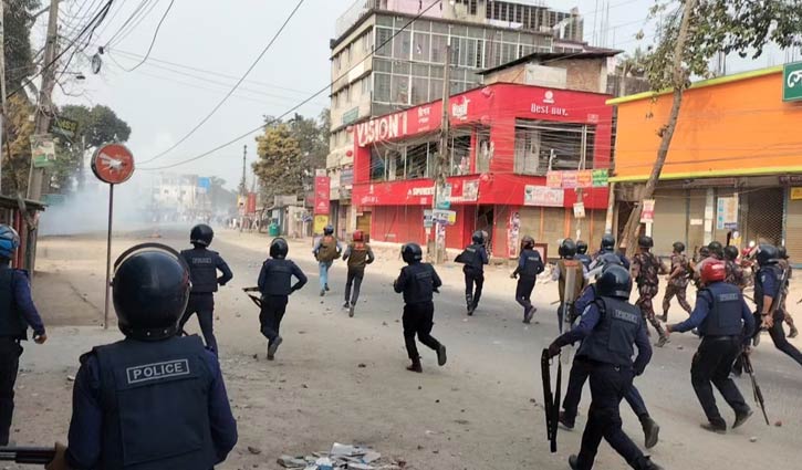 পঞ্চগড়ে সংঘর্ষ: মামলা বেড়ে ১৩, গ্রেপ্তার ১৩৫