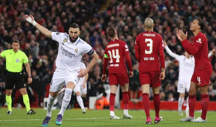 লাল উৎসব থামিয়ে রিয়ালের রোমাঞ্চকর জয়