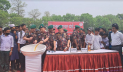 চাঁপাইনবাবগঞ্জে ৫৮ কোটি টাকার মাদক ধ্বংস