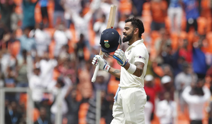 বাংলাদেশের বিপক্ষে সেঞ্চুরি, অতঃপর ১২০৪ দিনের অপেক্ষা ফুরালো কোহলির