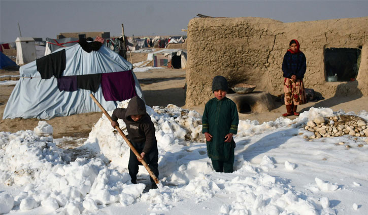 শৈত্যপ্রবাহে আফগানিস্তানে ৭০ জনের মৃত্যু