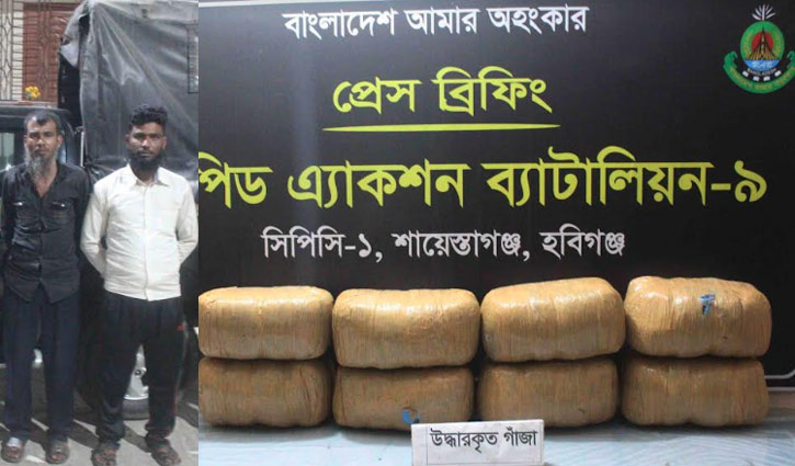 সীমান্ত দিয়ে আসছে বিপুল পরিমাণ গাঁজা. দুই ভাই আটক 