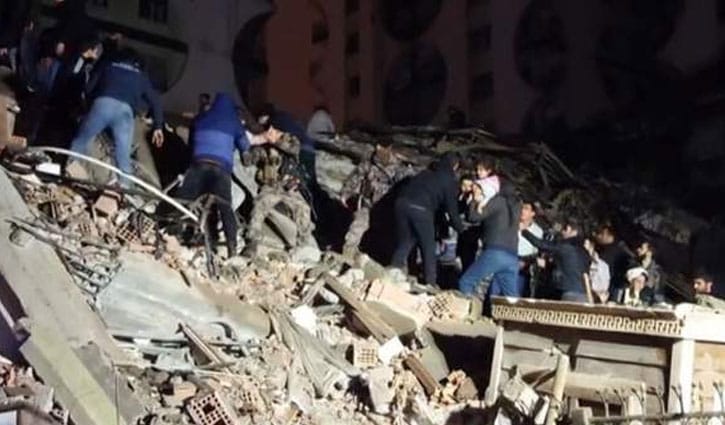 তুরস্ক-সিরিয়ায় শক্তিশালী ভূমিকম্পে নিহত শতাধিক