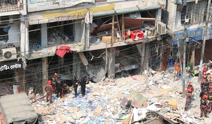 সিদ্দিক বাজারে বিস্ফোরণ: অবহেলার অভিযোগে পুলিশের মামলা